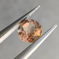 1.02Ct Натуральный желтый Империал Топаз 6мм круг 