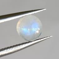 1.87Ct Натуральний місячний камінь (Адуляр) 7.6мм круг кабошон