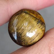 26Ct Натуральный Тигровый глаз круг кабошон 21мм