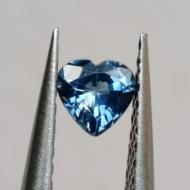 0.32Ct Натуральный полихромный Цейлонский сапфир сердце 4мм ААА++
