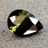 0.52Ct Натуральний Bi-color Сапфір груша 6*4.5мм (Відео)