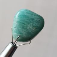 21.8Ct Натуральный амазонит 18.7*16.5мм (без огранки)