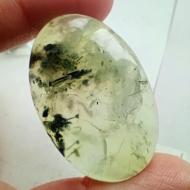 85.7Ct Коллекционный Натуральный Пренит 41.7*27мм
