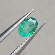 0.35Ct Натуральный изумруд 6.1*4.1мм Овал (Видео)