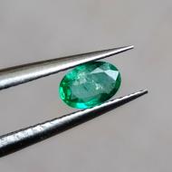 0.35Ct Натуральный изумруд 6.2*4мм Овал (Видео)