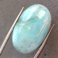 23Ct Натуральний блакитний Ларимар з Домінікани 25*15.8мм