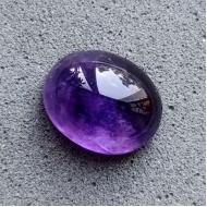 3.3Ct Натуральный Аметист 10.6*8.5мм кабошон