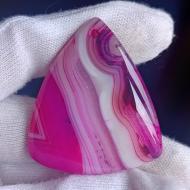 84Ct Натуральный розовый Агат 47*40мм (Ботсвана)