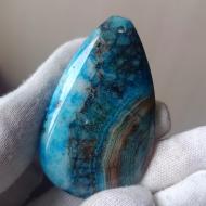 97.7Ct Натуральный голубой Агат 57*34мм (Ботсвана)