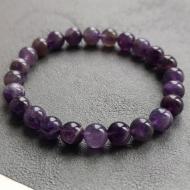 Браслет из Натурального Аметиста 19см (стрейч)