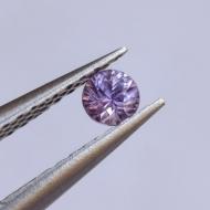 0.14Ct Не гретый полихромный розово-сиреневый сапфир 3мм круг 