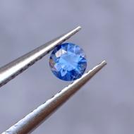 0.2Ct Натуральный васильковый сине-голубой сапфир 3.4мм круг (Цейлон)