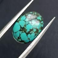 3.4Ct Натуральная голубая Бирюза 14*10мм овал (не прессованная)