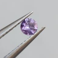 0.17Ct Не гретый полихромный розово-сиреневый сапфир 3.4мм круг 