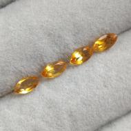 0.29Ct Натуральный цитрин 6*3мм маркіиз (цена за 1шт)