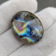31Ct Натуральный лабрадорит (спектролит) 28*23мм 