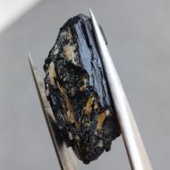 19.6CT Необработанный черный Турмалин шерл 28*15мм (без огранки) 