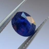 2.77Ct Натуральный синий сапфир 8.8*7мм (овал) 