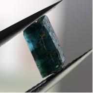 1.7CT Натуральний необроблений турмалін індіголіт 8.5*4.7мм (без огранки)