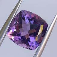 5.3Ct Крупный натуральный полихромный аметист 10.5мм кушон Боливия