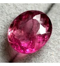 3.89CT Малиново-розовый турмалин рубеллит 10.5*8.7мм (овал)