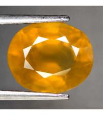 4.54Ct Желто-оранжевый Сонгеа сапфир 10*8.2мм (овал) 