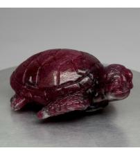 Музейный Экспонат! 150.94Ct Черепаха из розового сапфира 45*35мм Сертификат (Видео)