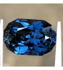 1.87Ct Рідкісна ШПІНЕЛЬ колір Teal Blue 7*5мм (Відео)