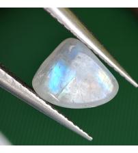 1.95Ct Необработанный радужный лунный камень (Адуляр) 7.5*6.7мм 