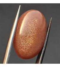 16.4Ct Індійський персиковий місячний камінь (Адуляр) - 23*15мм кабошон