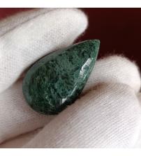 22.2Ct Натуральний моховий агат 28.8*16.6мм кабошон