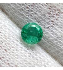 0.32Ct Натуральний смарагд 4мм круг (Класу А+) Відео