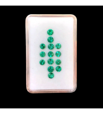 0.08Ct Смарагд натуральний Класу АА++ 3мм круг 