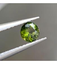 0.35CT Натуральний зелений турмалін 4.3мм (круг)