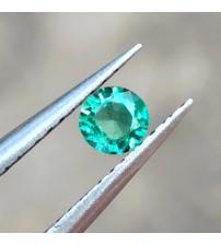 0.37Ct Натуральний смарагд 5мм круг (Класу АА++) Відео