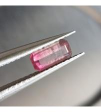 0.49Ct Натуральний рожевий поліхромний турмалін 6.7*3.4мм октагон (Відео)