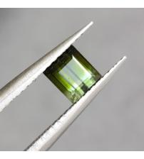 0.8Ct Поліхромний чорно-зелений Турмалін 5мм Відео