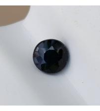 1.05Ct Натуральний чорний сапфір 6мм круг Відео