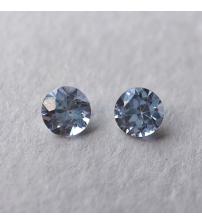 0.38Ct Пара Натуральних блакитних Цейлонських сапфірів 3.2мм
