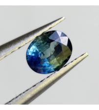 0.46Ct Натуральний поліхромний сапфір 5.2*4мм (овал). Сертифікат
