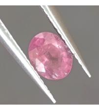 0.67Ct Натуральный розовый Турмалин - Рубеллит 6.4*5мм (овал) 