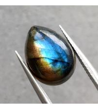8.8Ct Натуральный лабрадорит (спектролит) 15.6*11.7мм груша