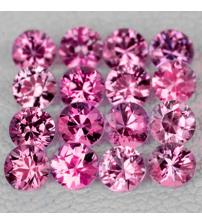 0.16Ct Необроблений Малаві родоліт гранат 3.4мм круг