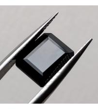 4.05Ct Натуральный черный оникс 11*9мм октагон