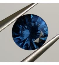 0.86Ct Натуральна синя Грозова ШПІНЕЛЬ colour change 6.06мм М'янма (Відео)