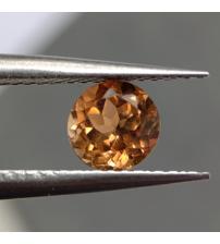 1.13Ct Натуральный Империал Топаз 6мм круг 
