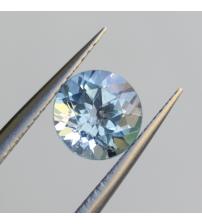 2.4Ct Натуральний Sky blue Топаз 8.1мм круг 