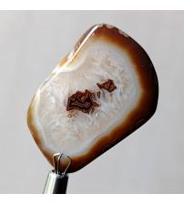 44Ct Натуральный Агат жеода друза 36*26.5мм (Ботсвана)