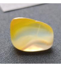 16.5Ct Натуральний жовтий Агат 19*14мм без огранки 
