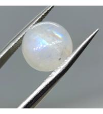 5.8Ct Необработанный лунный камень (Адуляр) круг кабошон 11мм 5.8Ct Необработанный лунный камень (Адуляр) круг кабошон 11мм